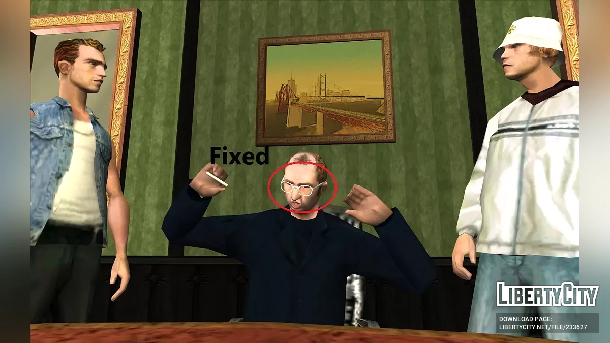 Исправление текстур ключевых персонажей / GTA San Andreas