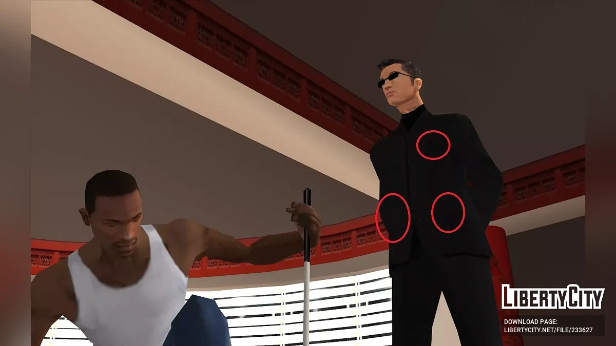 Исправление текстур ключевых персонажей / GTA San Andreas