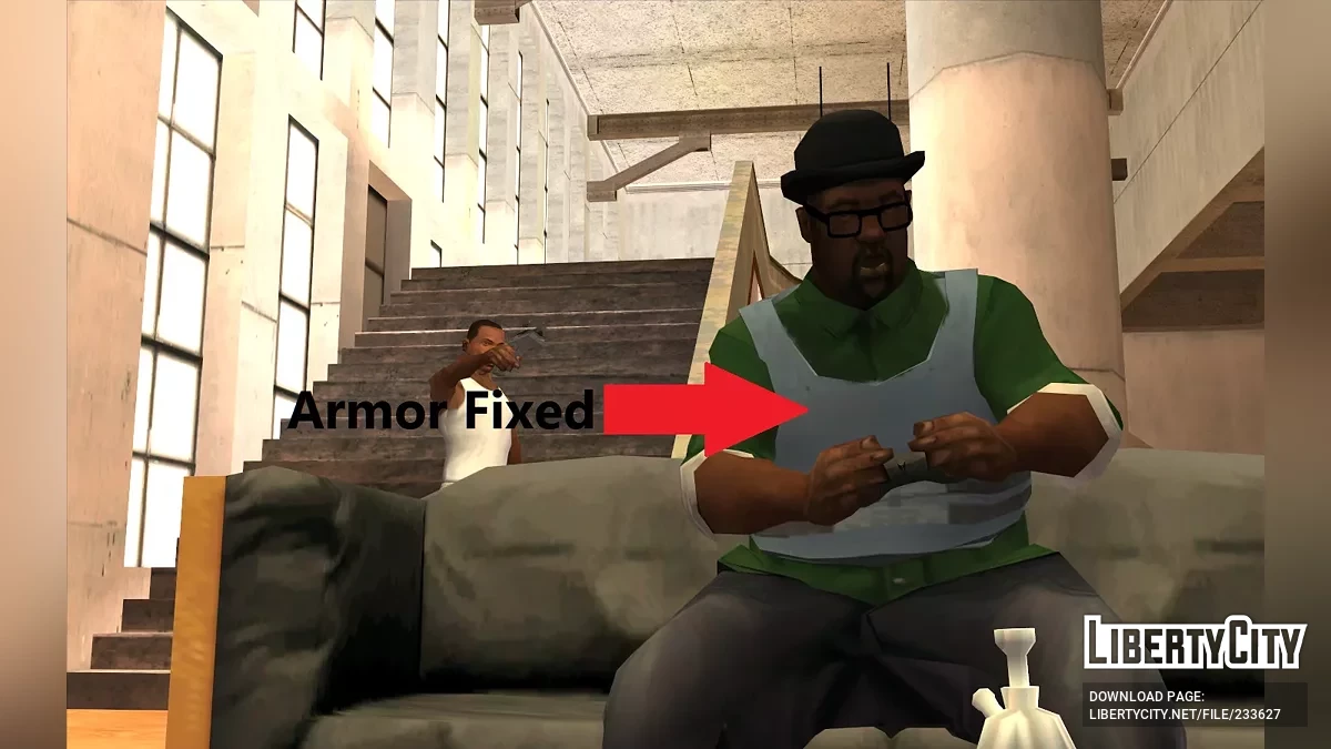 Исправление текстур ключевых персонажей / GTA San Andreas