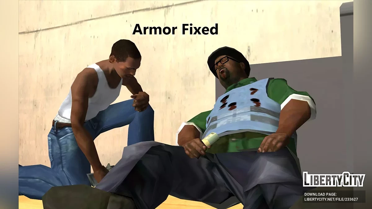 Исправление текстур ключевых персонажей / GTA San Andreas