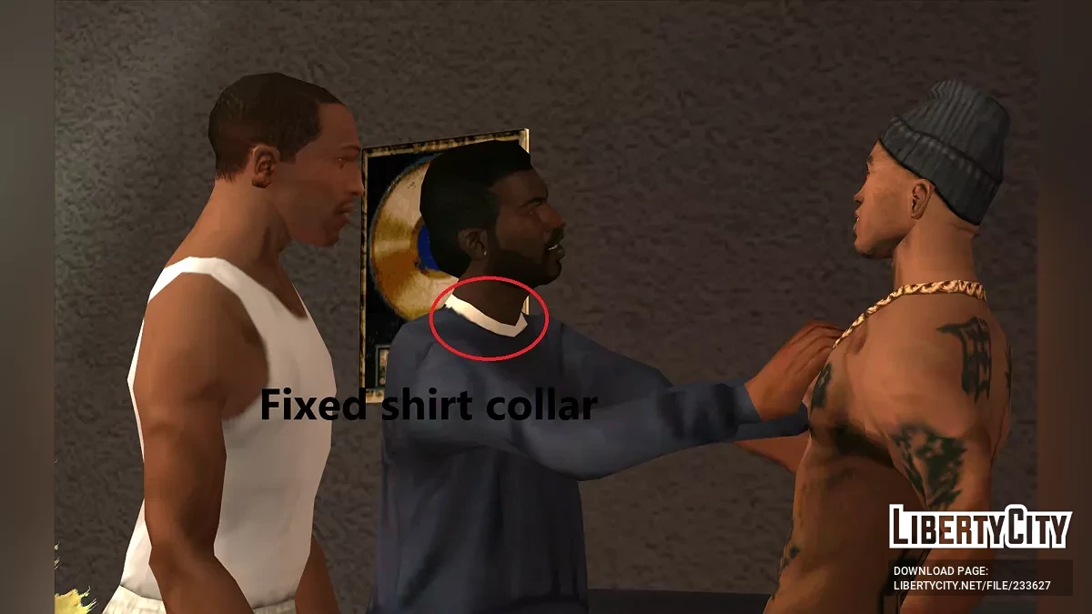 Исправление текстур ключевых персонажей / GTA San Andreas