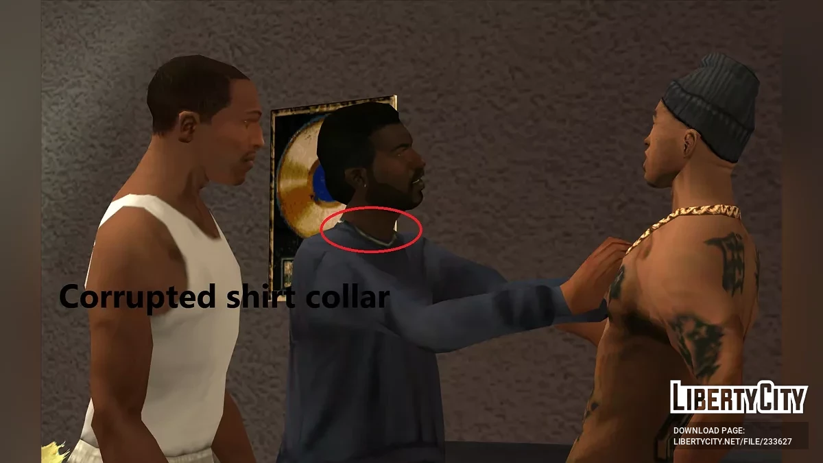 Исправление текстур ключевых персонажей / GTA San Andreas