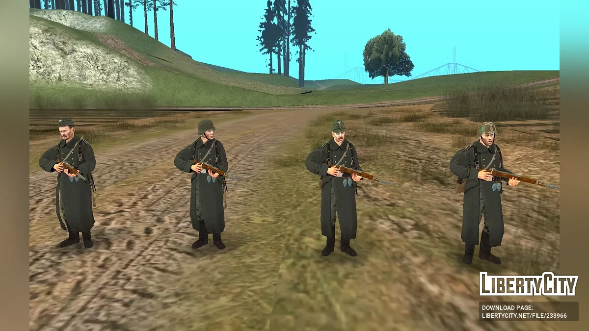 Ультра-пакет мундиров Хеккера / GTA San Andreas