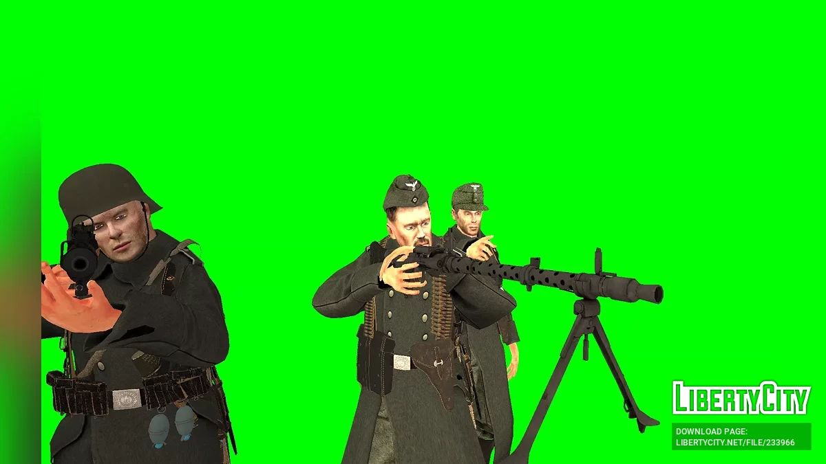 Ультра-пакет мундиров Хеккера / GTA San Andreas