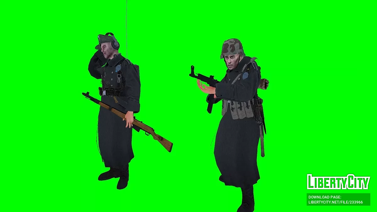 Ультра-пакет мундиров Хеккера / GTA San Andreas