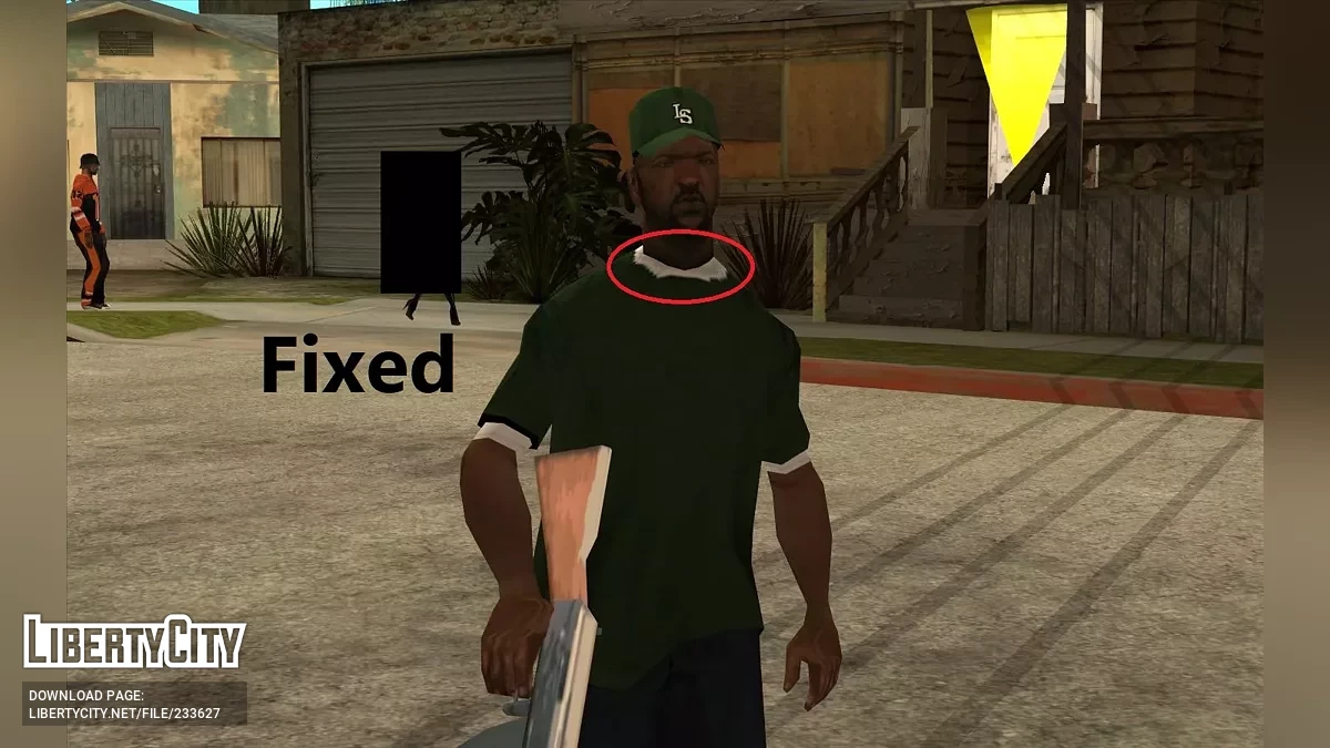 Исправление текстур ключевых персонажей / GTA San Andreas