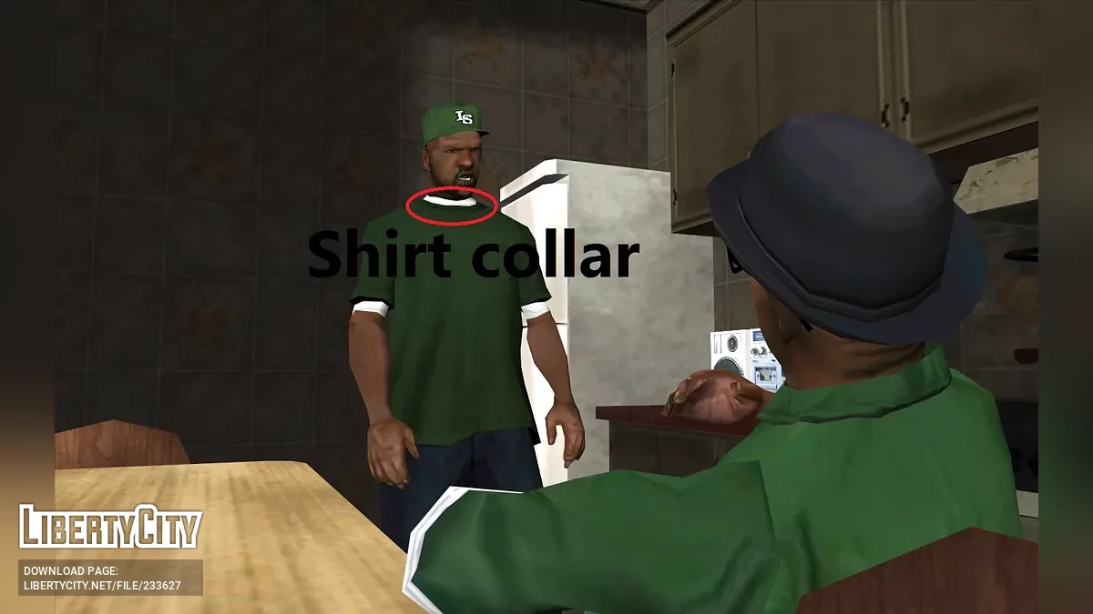 Исправление текстур ключевых персонажей / GTA San Andreas