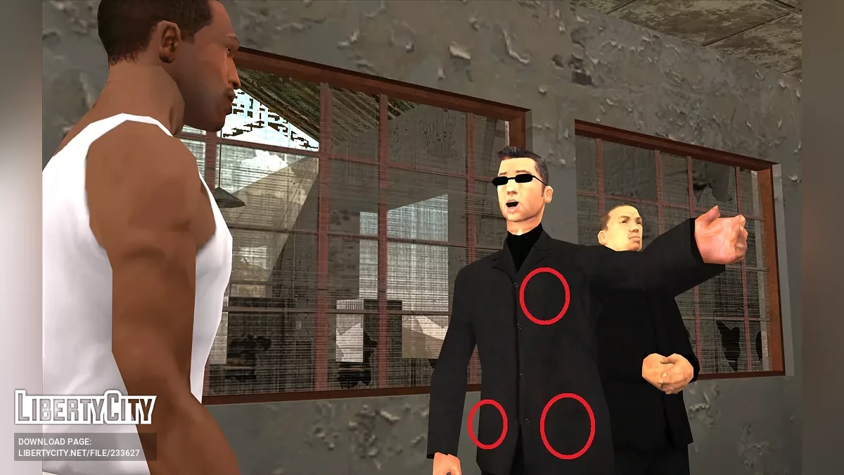 Исправление текстур ключевых персонажей / GTA San Andreas