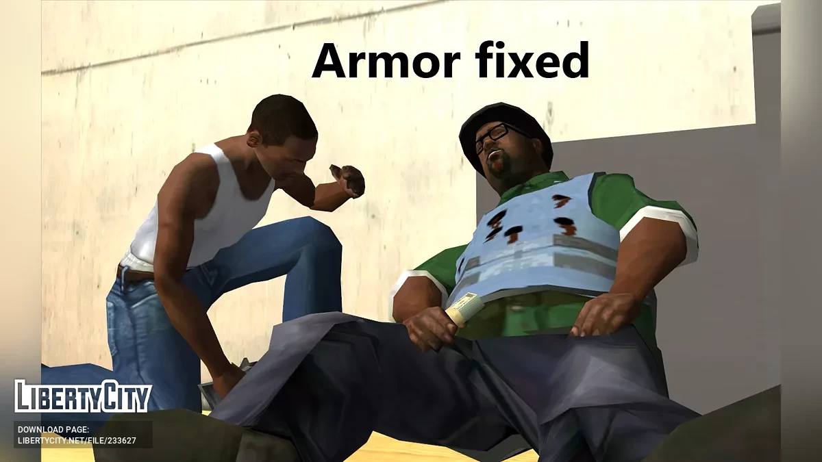 Исправление текстур ключевых персонажей / GTA San Andreas