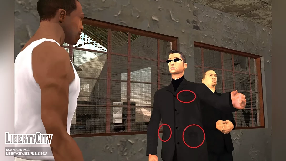 Исправление текстур ключевых персонажей / GTA San Andreas