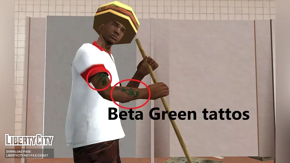 Исправление текстур ключевых персонажей / GTA San Andreas