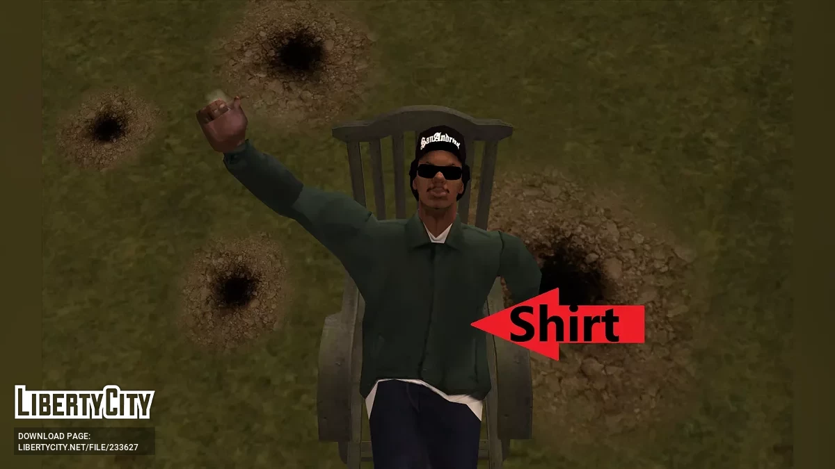 Исправление текстур ключевых персонажей / GTA San Andreas