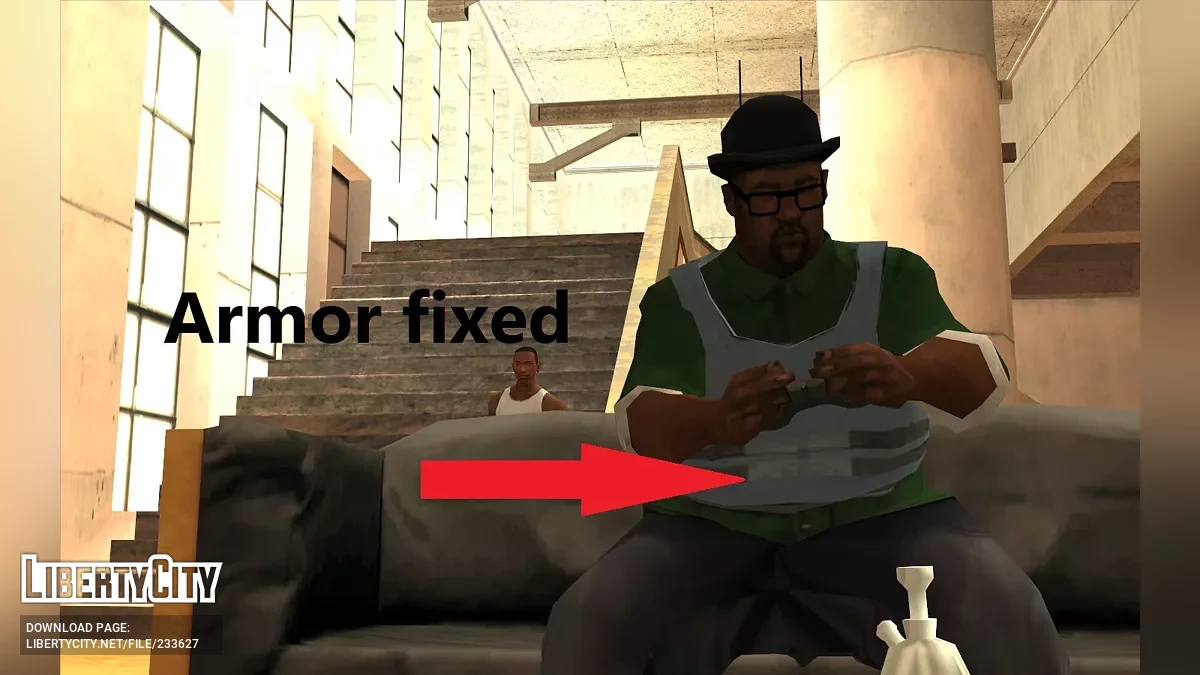 Исправление текстур ключевых персонажей / GTA San Andreas