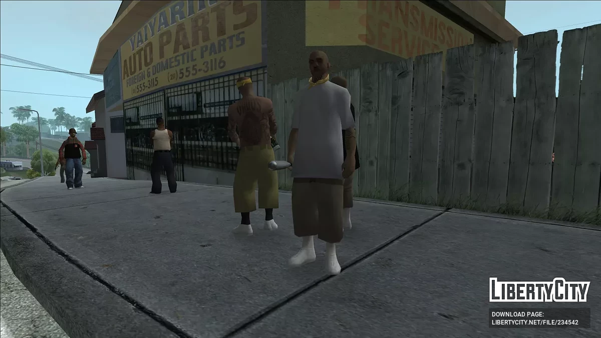 Исправления и дополнения для пешеходов / GTA San Andreas