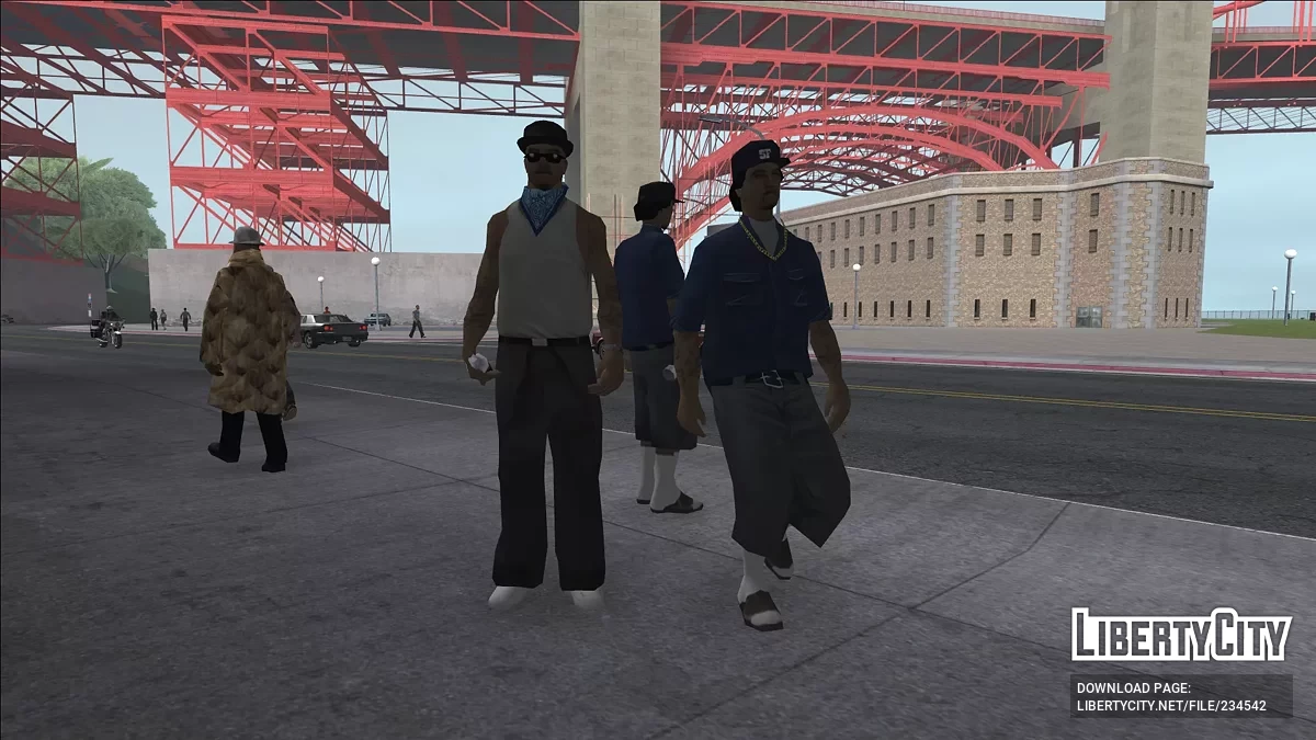 Исправления и дополнения для пешеходов / GTA San Andreas