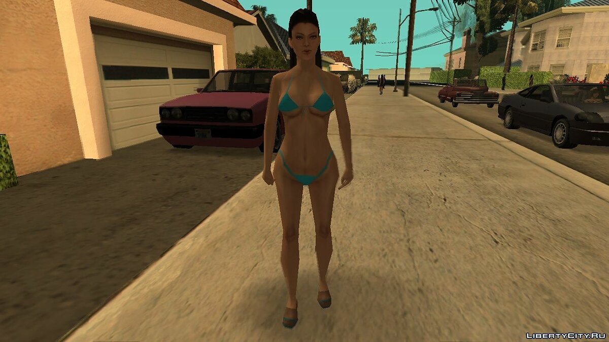 Горячие подружки - Улучшенные скины девушек СиДжея для GTA San Andreas - Картинка #3