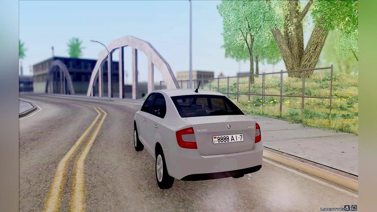 Skoda Rapid 2014 / GTA San Andreas
