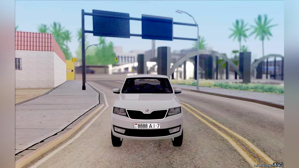 Skoda Rapid 2014 / GTA San Andreas