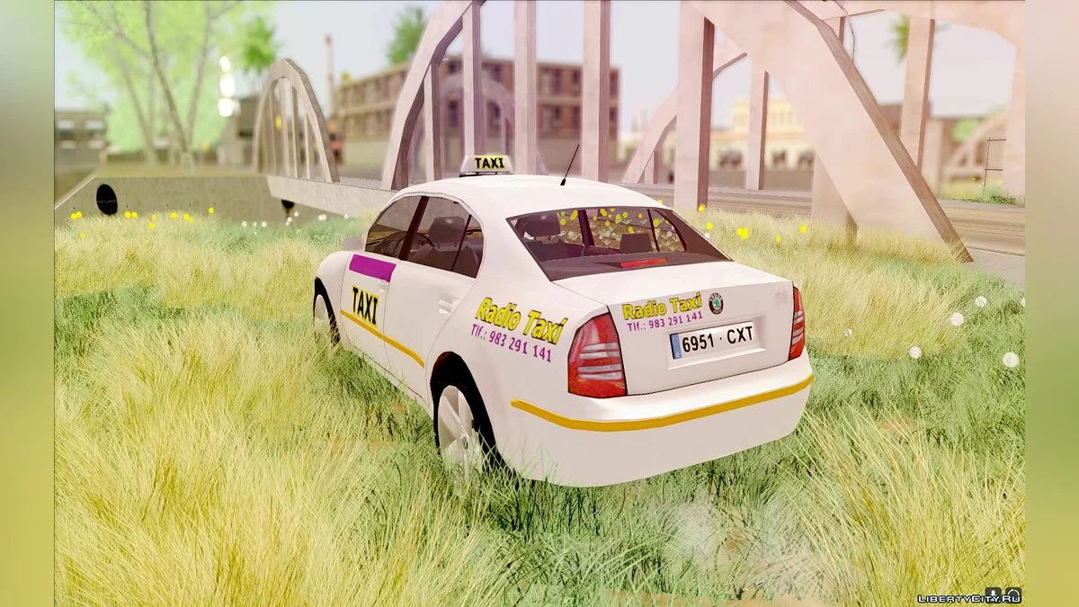 Skoda Superb 2.2 Spanish Taxi / GTA San Andreas