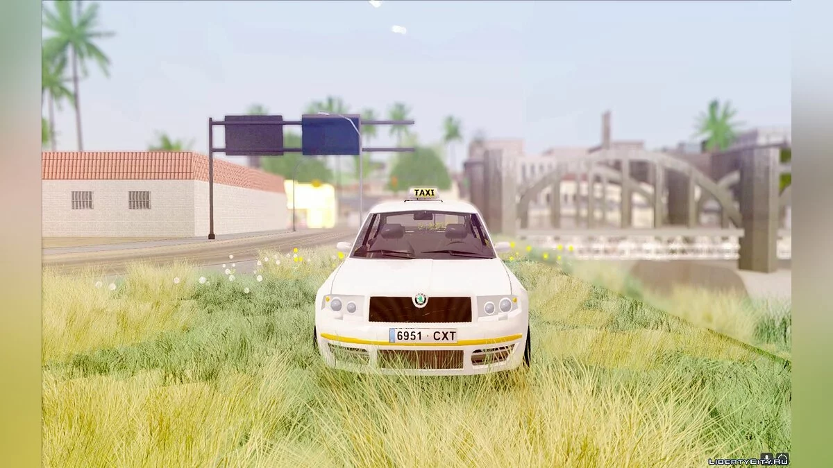 Skoda Superb 2.2 Spanish Taxi / GTA San Andreas