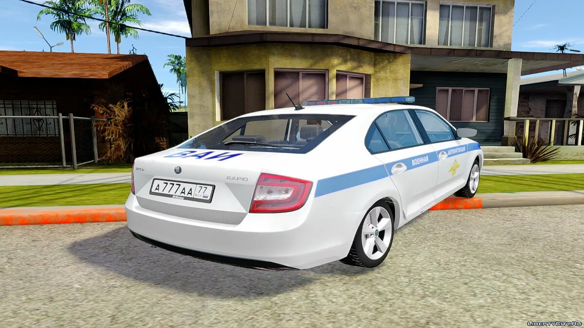 Skoda Rapid "ВАИ" / GTA San Andreas