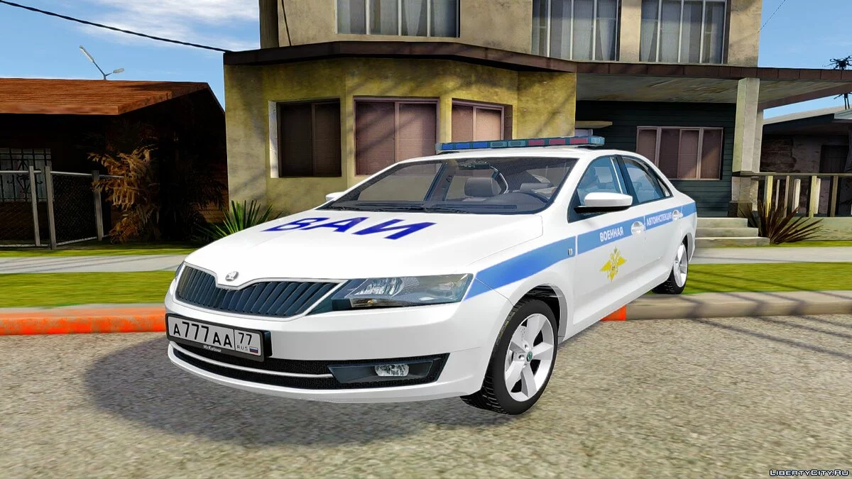 Skoda Rapid "ВАИ" / GTA San Andreas