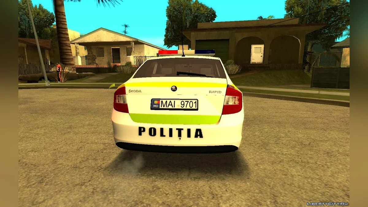 2016 Skoda Rapid - Полиция Республики Молдова / GTA San Andreas