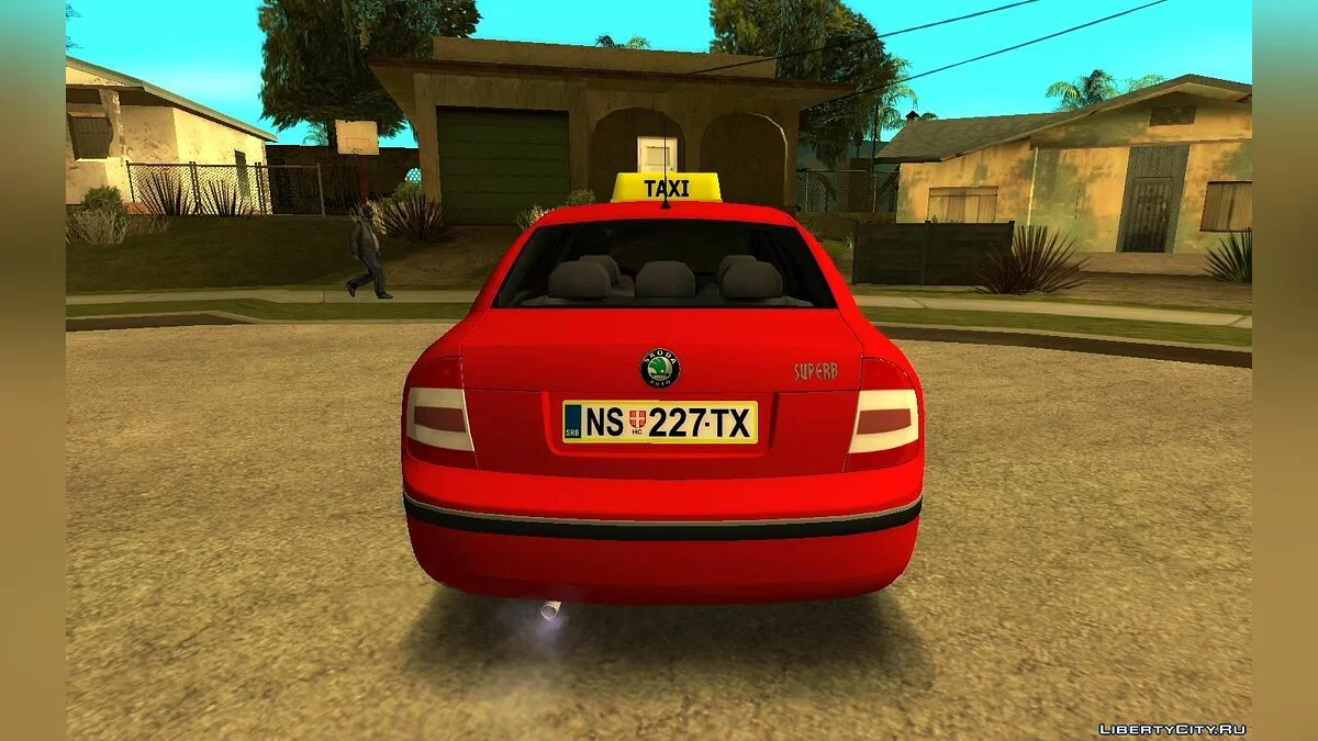 Skoda Superb Crveni Taxi / GTA San Andreas
