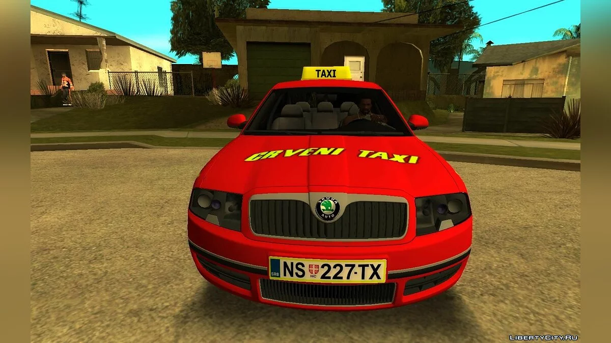 Skoda Superb Crveni Taxi / GTA San Andreas