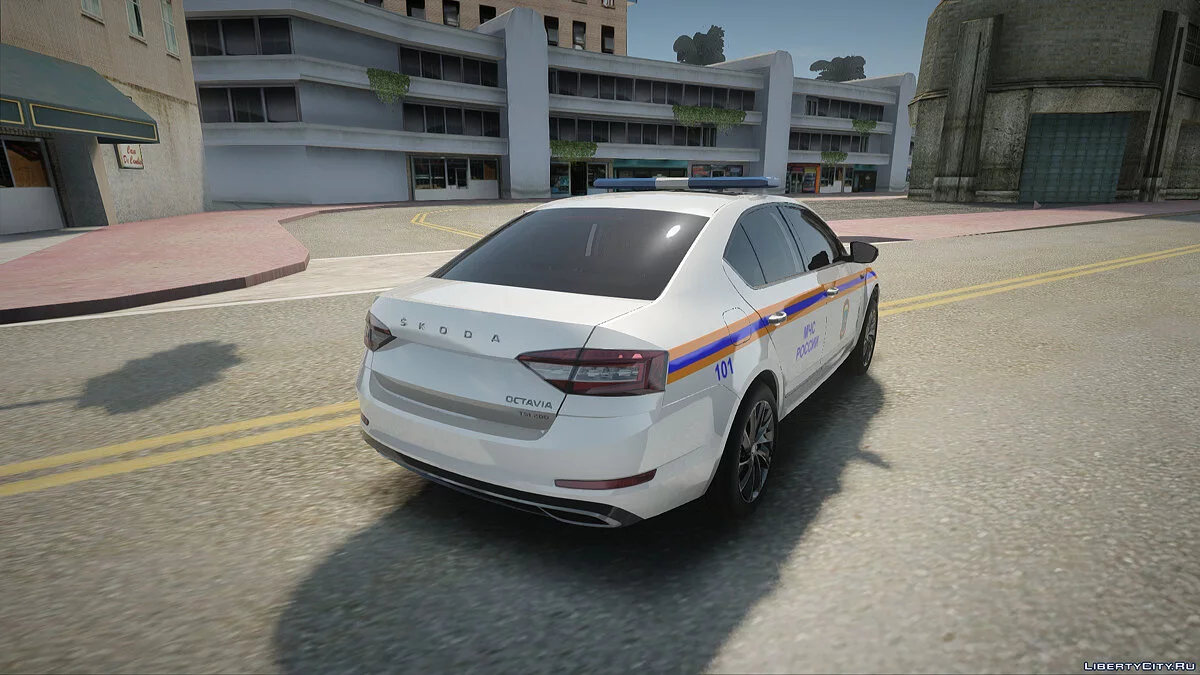 Skoda Octavia МЧС / GTA San Andreas