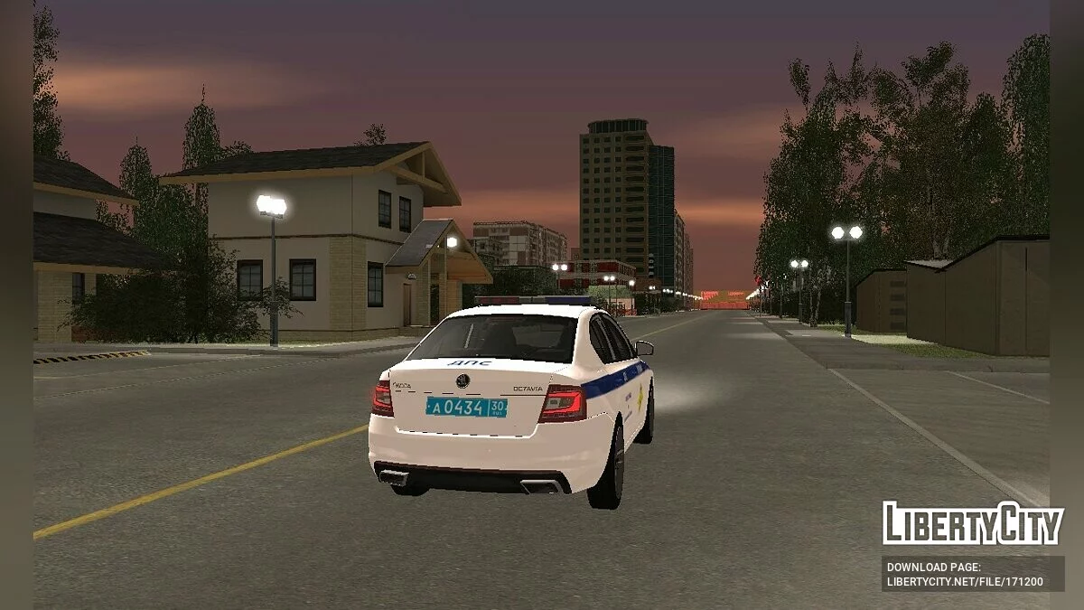 Skoda Octavia ДПС / GTA San Andreas