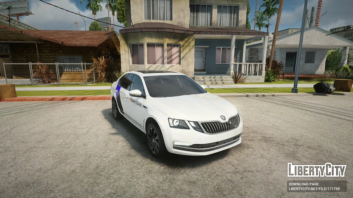 Skoda Octavia Яндекс Драйв / GTA San Andreas