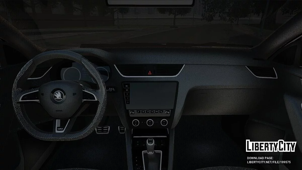 Skoda Oktavia VRS 2017 Полиция Украины / GTA San Andreas