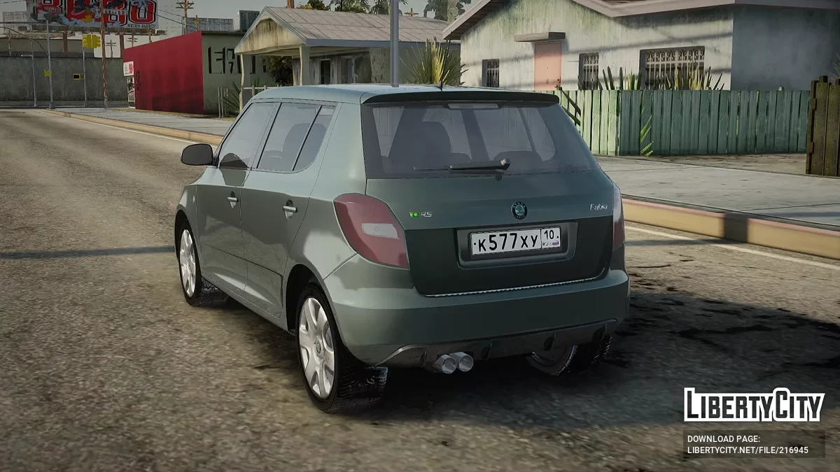 Skoda Fabia RS 2011 / GTA San Andreas