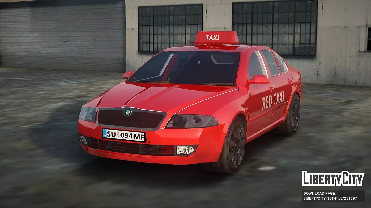 Skoda Octavia RED Taxi / GTA San Andreas