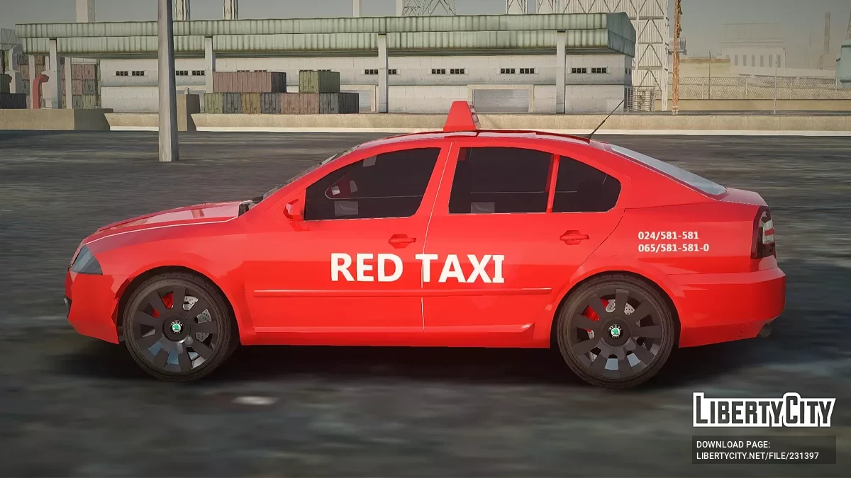 Skoda Octavia RED Taxi / GTA San Andreas