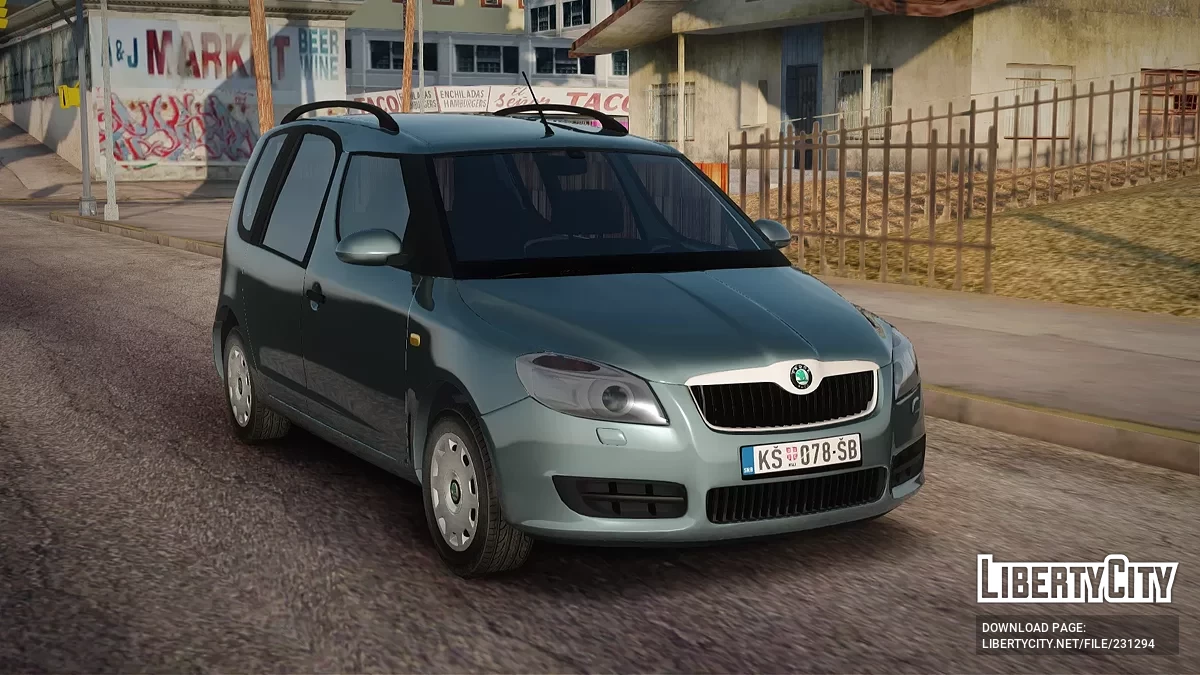 Skoda Roomster Stock / GTA San Andreas
