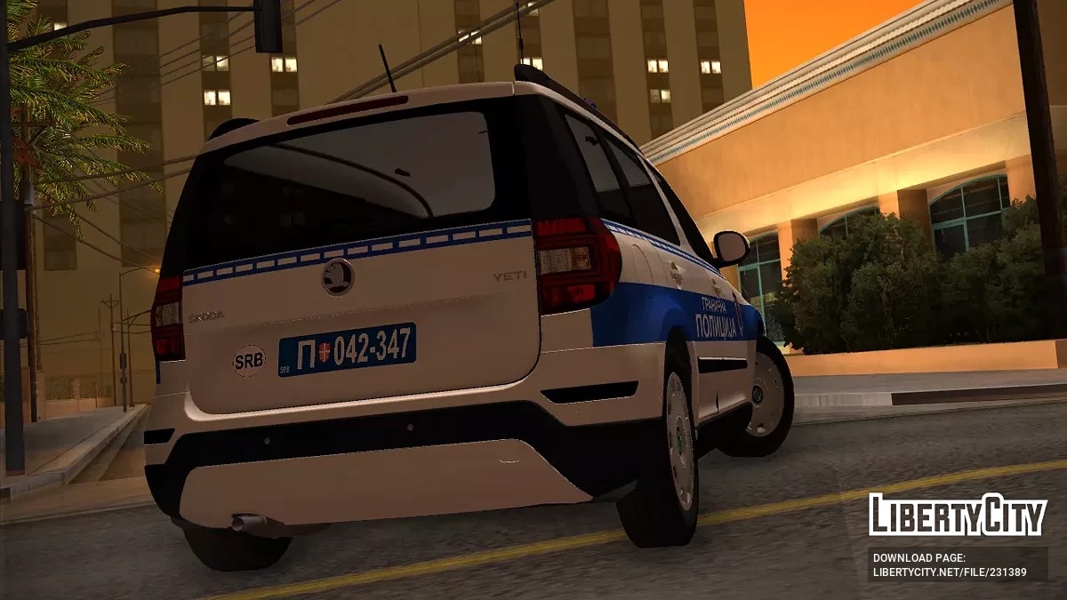 Skoda Yeti Granična Policija / GTA San Andreas