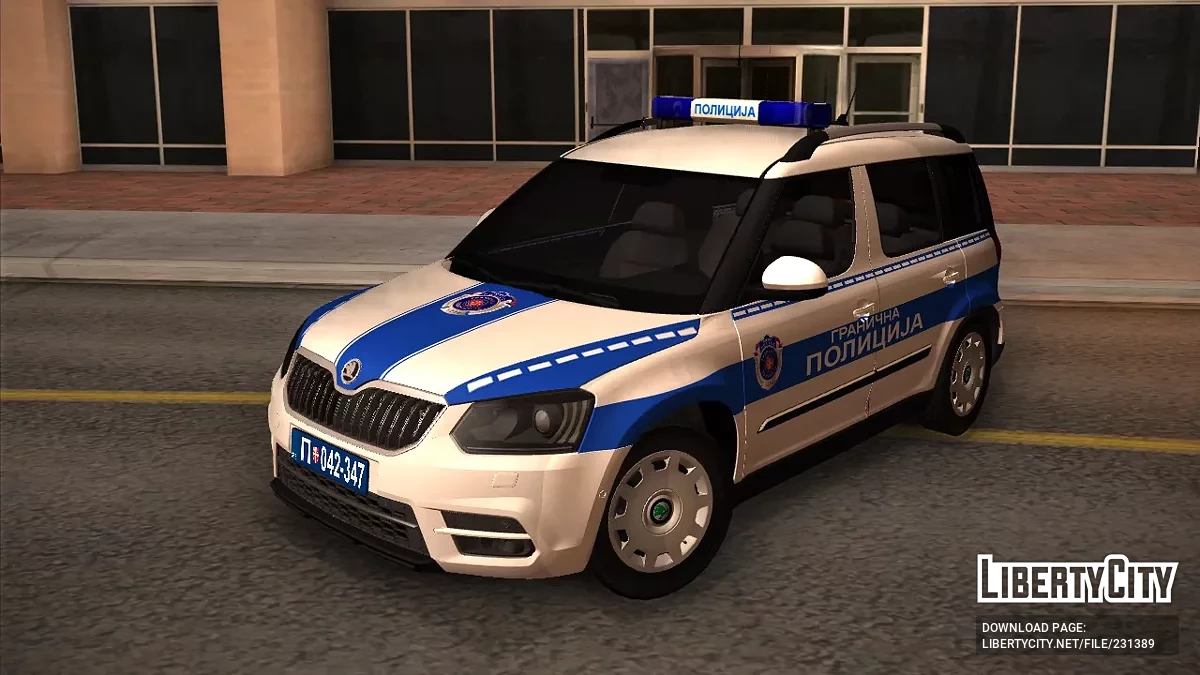 Skoda Yeti Granična Policija / GTA San Andreas