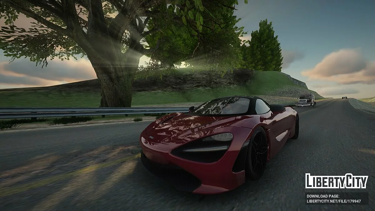 Звук двигателя McLaren 720s Coupe из Real Racing 3 / GTA San Andreas