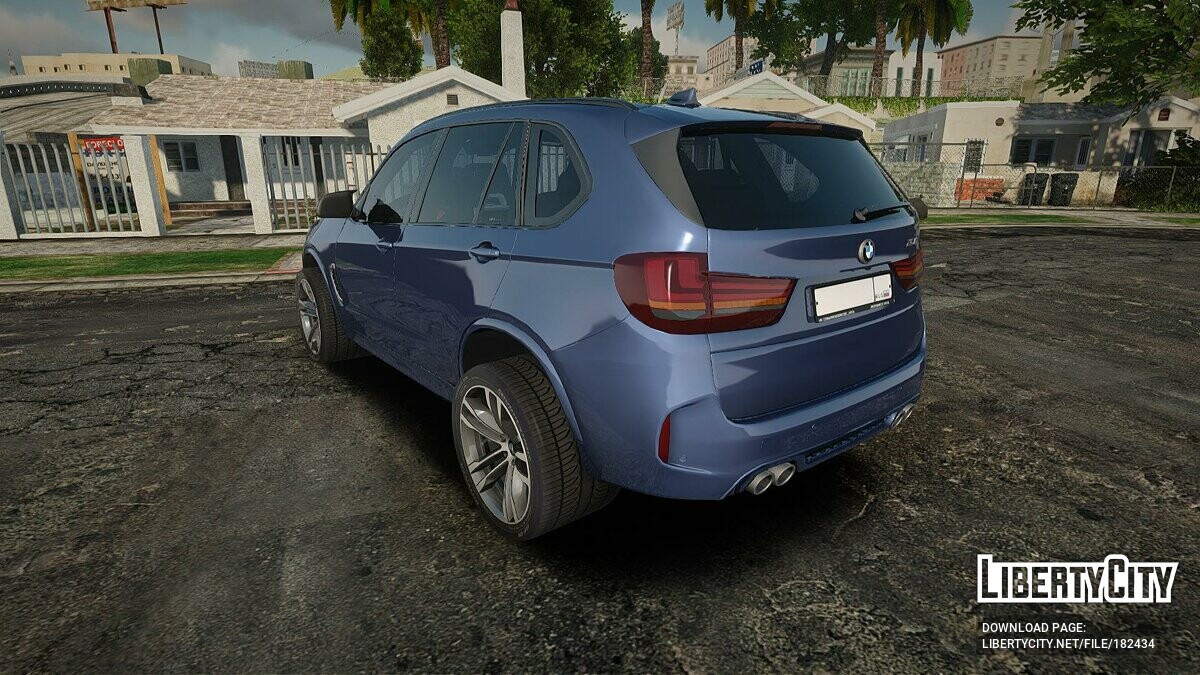 Скачать Звуки двигателя BMW X5M F85 для GTA San Andreas