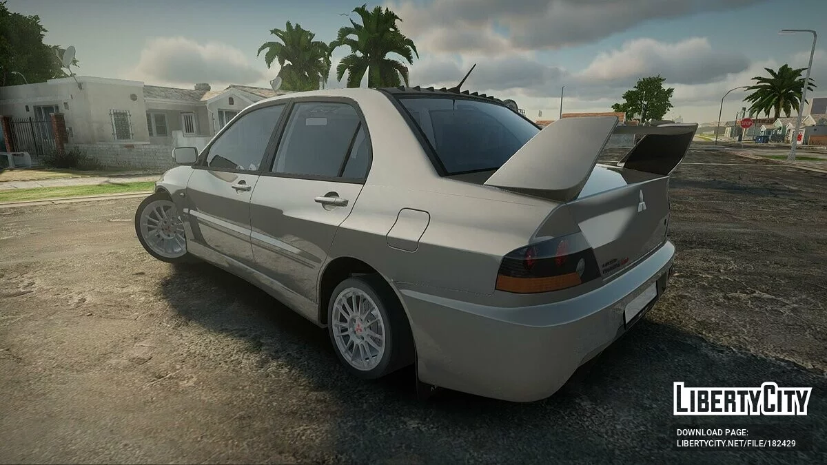 Звуки двигателя Mitsubishi Lancer Evolution / GTA San Andreas