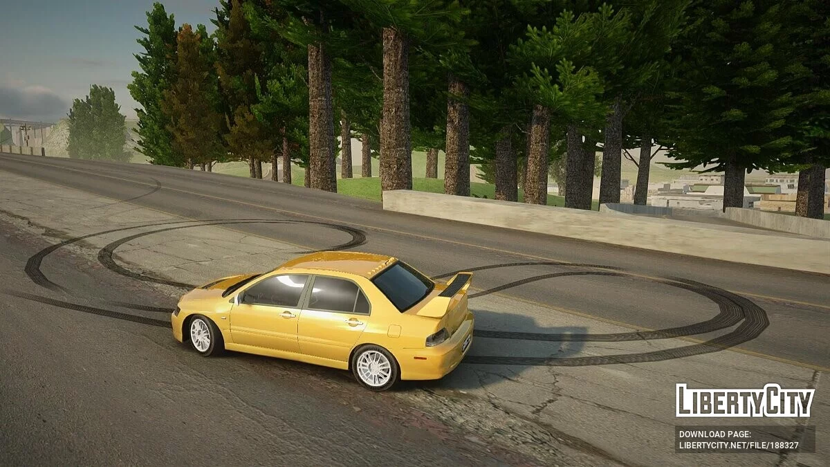 Звуки автомобиля Mitsubishi Lancer EVO VIII / GTA San Andreas