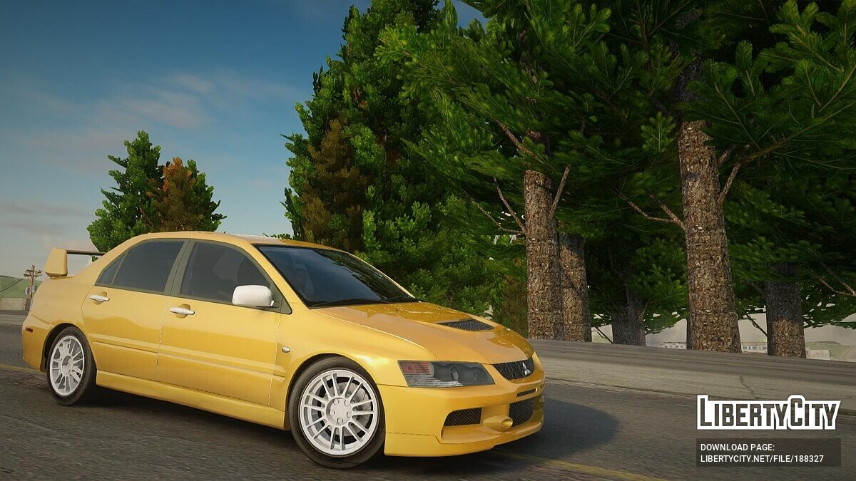 Скачать Звуки автомобиля Mitsubishi Lancer EVO VIII для GTA San Andreas