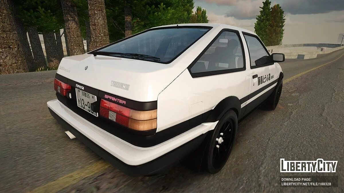 Звуки двигателя Toyota Corolla AE86 / GTA San Andreas