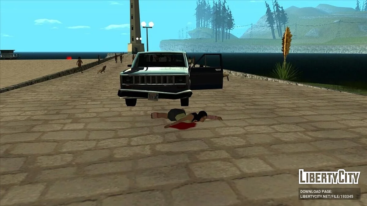 Реалистичный звук сбитого пешехода / GTA San Andreas