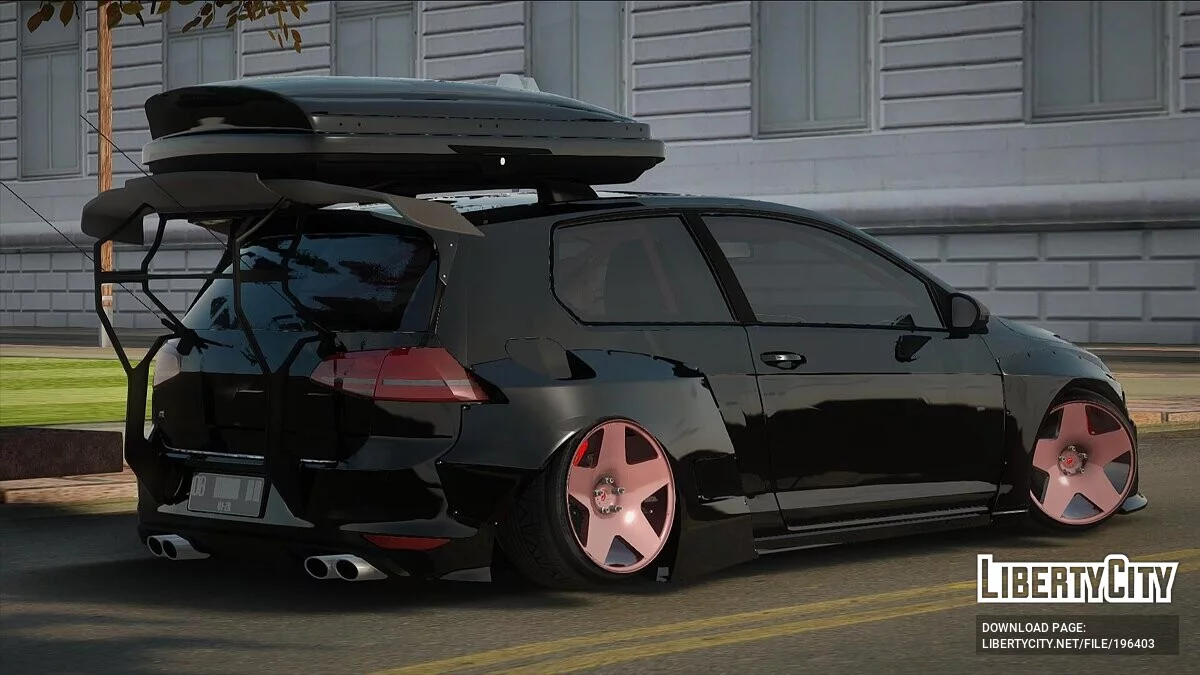 Новый звук двигателя Volkswagen Golf R 2014 / GTA San Andreas