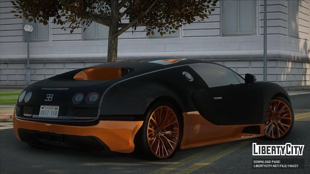 Звук двигателя Bugatti Veyron Super Sport / GTA San Andreas