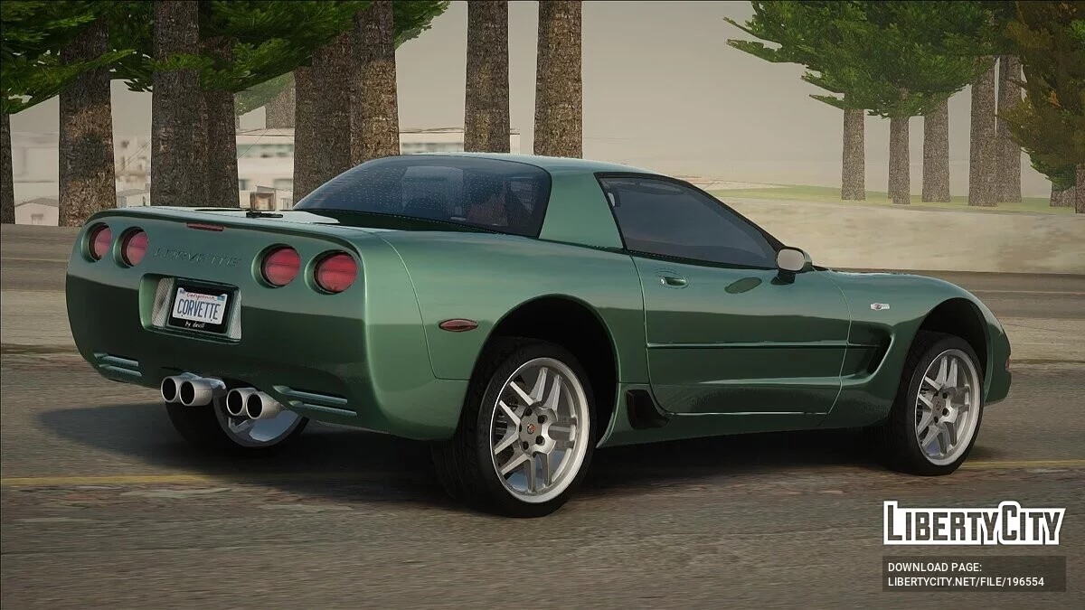 Звук двигателя Chevrolet Corvette C5 Z06 2002 / GTA San Andreas
