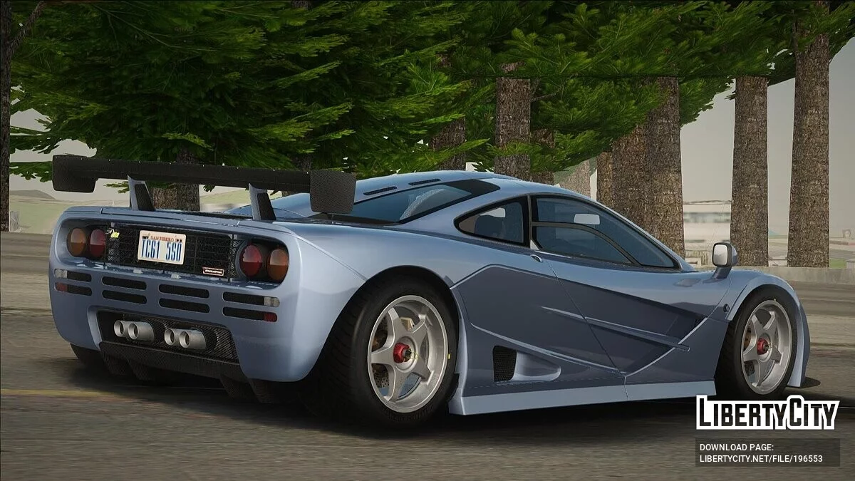 Звук двигателя Mclaren F1 1992 / GTA San Andreas
